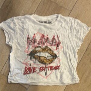 Kids White Graphic T-Shirt